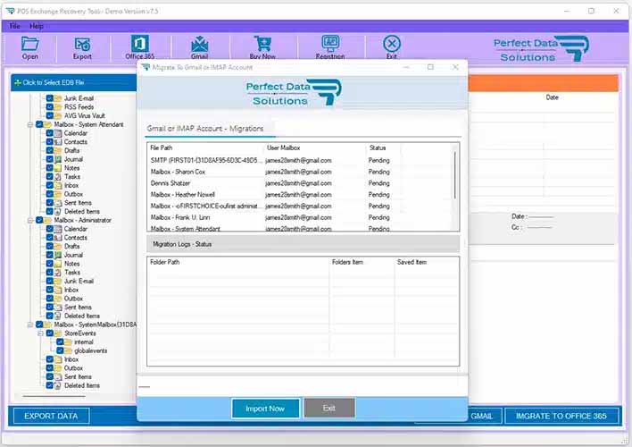 Export Option for Mac Outlook OLM Mailbox Conversion