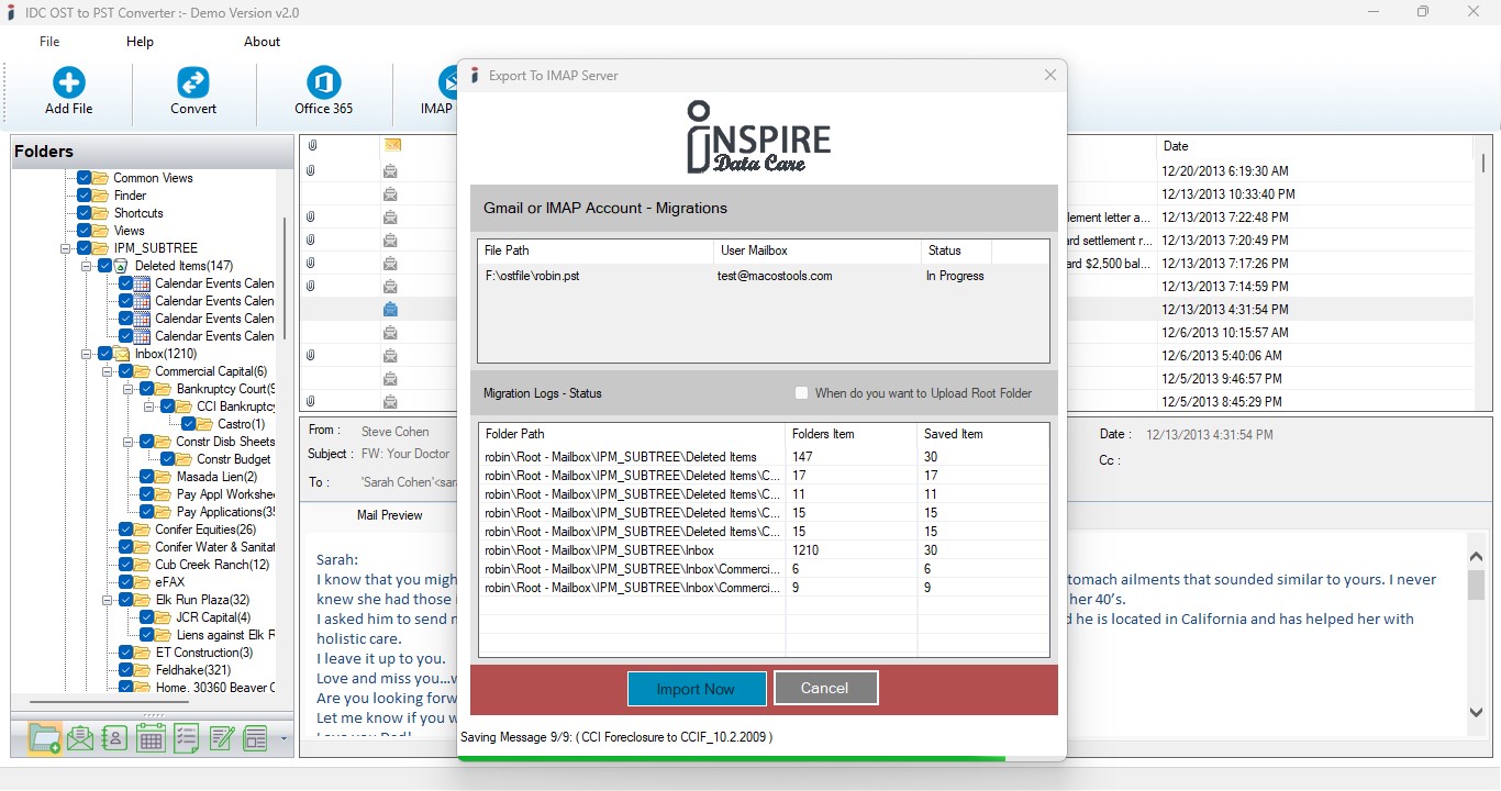 Outlook OST Mailboxes to Yahoo!Mail Account Conversion Process